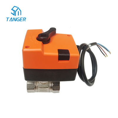 HVAC التحكم الكهربائي صمام الكرة المحرك 230V AC بمحركات