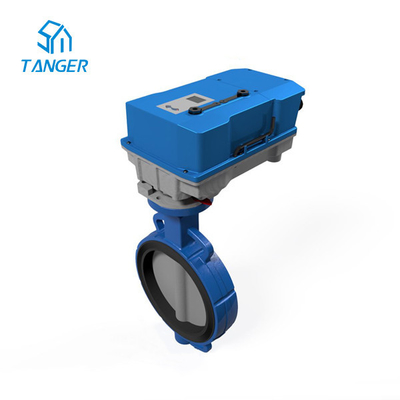 مصنعي الصمامات الدوارة الكهربائية لصمام الفراشة IP67 168Nm
