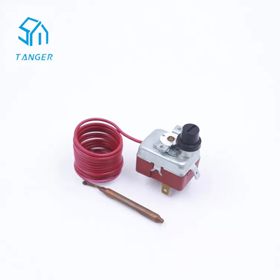 إعادة تعيين أنبوب شعري يدوي أنبوب ترموستات 16A 250V