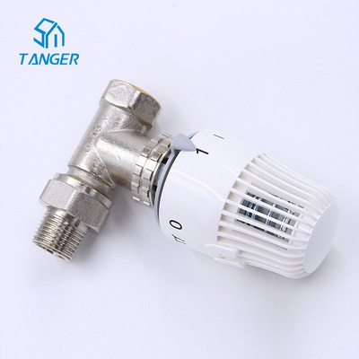 ترموستات ترموستاتي TRV صمام مستقيم EN215.1